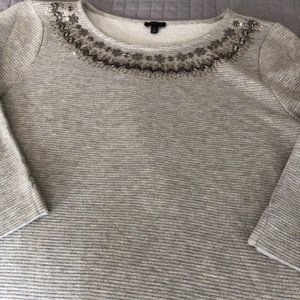 Talbots XL Beaded Holiday Sweater/Sweatshirt